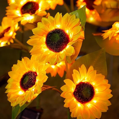 Solar LED Sunflower Lights-I can’t believe how much these upgrades my front porch and backyard area ❤️❤️