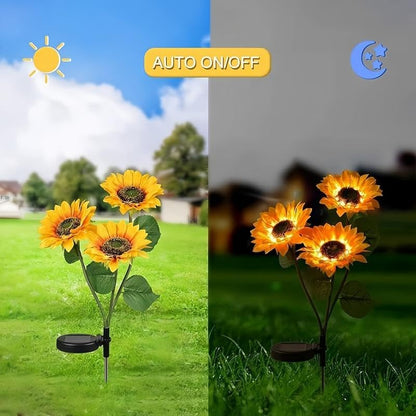 Solar LED Sunflower Lights-I can’t believe how much these upgrades my front porch and backyard area ❤️❤️