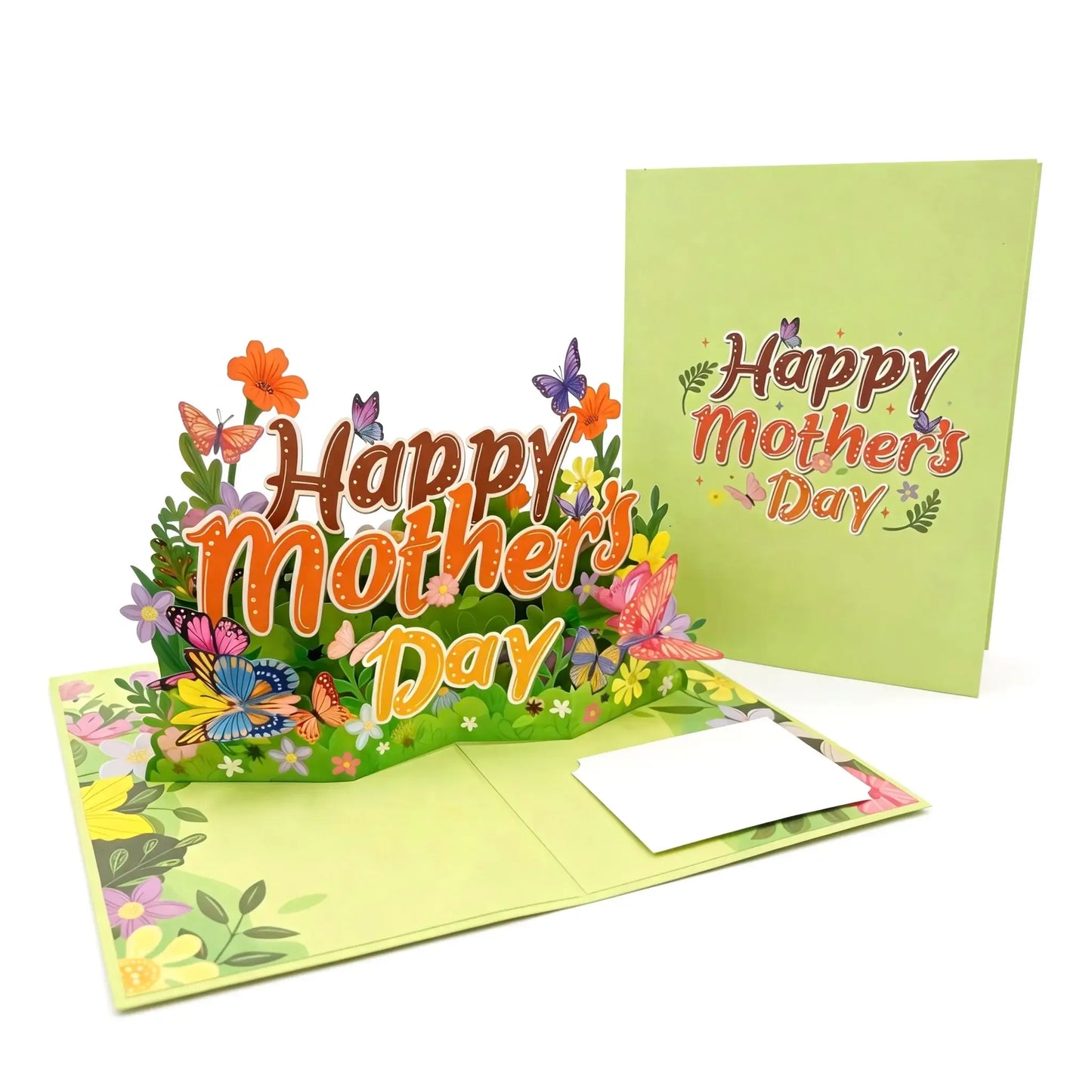 🌸Flash Sale-50% Off🔥Surprise Mom with a 3D Butterfly Floral Garden Pop-Up Card