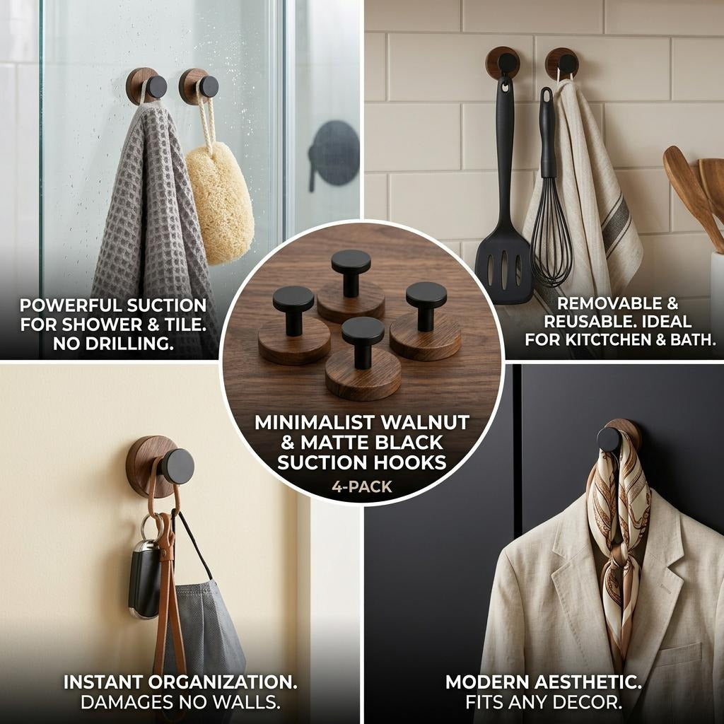 🥳2026 HOT SALE💞50K+ SOLD!✨No-Drill Heavy Duty Wood Hooks