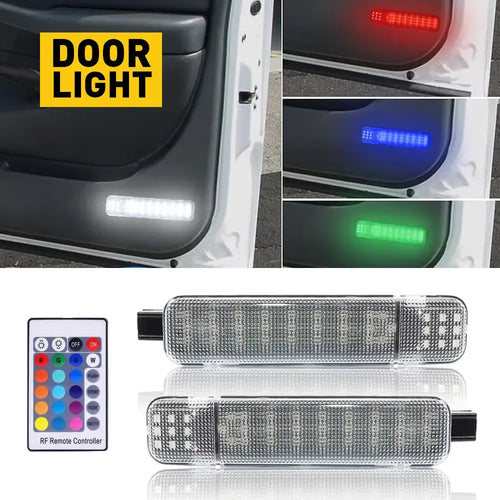 LED Door Panel Lights Courtesy Lamps Fit Chevrolet Silverado 1500 2500HD 3500HD Chevrolet & GMC Cadillac Hummer H2