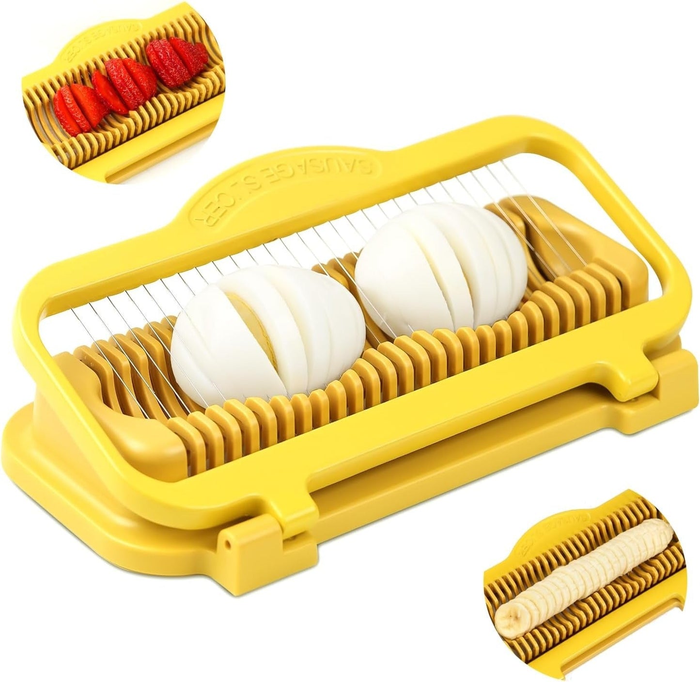 🔥50% OFF🔥Egg Slicer for Hard Boiled Eggs Banana Slicer