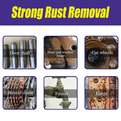 💪Powerful Rapid Rust Remover Spray – No Scrubbing, Safe for Iron/Steel/Home Hardware