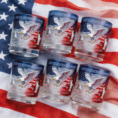 🔥Hot Sell ✨Limited Edition 2026 USA 250th Anniversary Commemorative Glass – 1776-2026 Heritage Edition