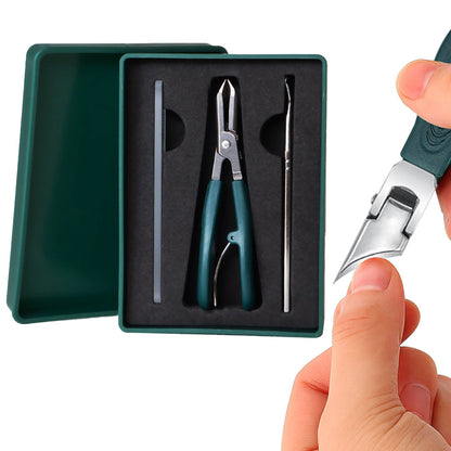 Eagle Beak Nail Clipper Set (With Filer and Nail Remover) for Thick Nails,Seniors&Ingrown Care