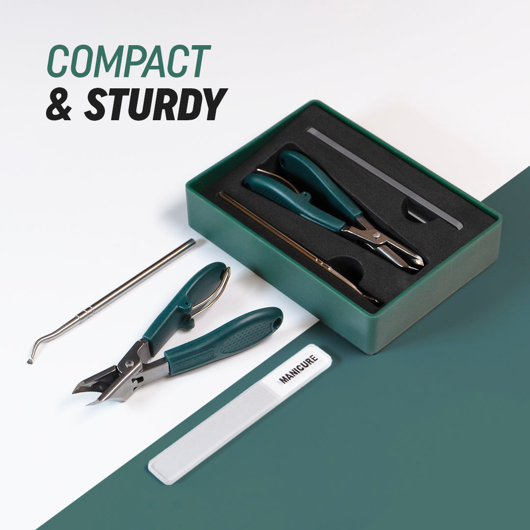 Eagle Beak Nail Clipper Set (With Filer and Nail Remover) for Thick Nails,Seniors&Ingrown Care
