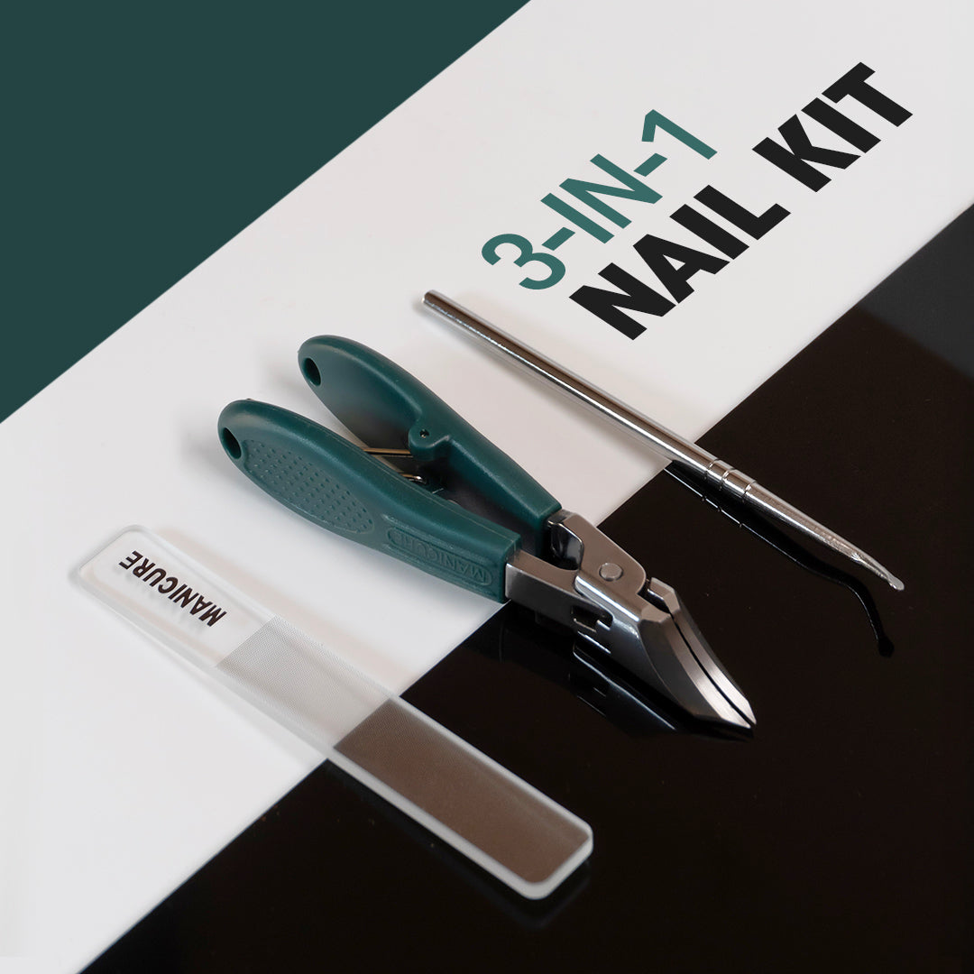 Eagle Beak Nail Clipper Set (With Filer and Nail Remover) for Thick Nails,Seniors&Ingrown Care