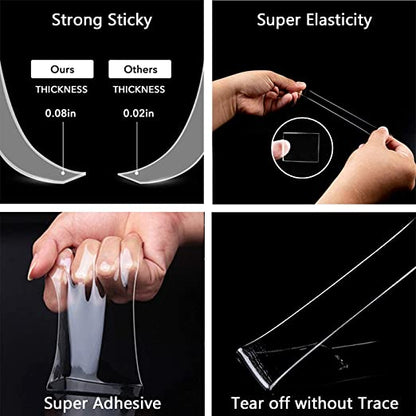 🔥Hot Sell ✨Nano Double-Sided Tape — Stick Anything, No Damage, No Drilling