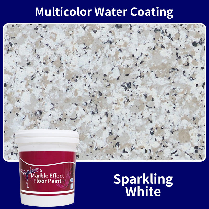 ✨ High-Gloss Epoxy Marble-Effect Floor Coating – Scratch-Resistant, Water-Based, DIY