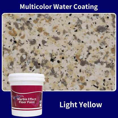 ✨ High-Gloss Epoxy Marble-Effect Floor Coating – Scratch-Resistant, Water-Based, DIY