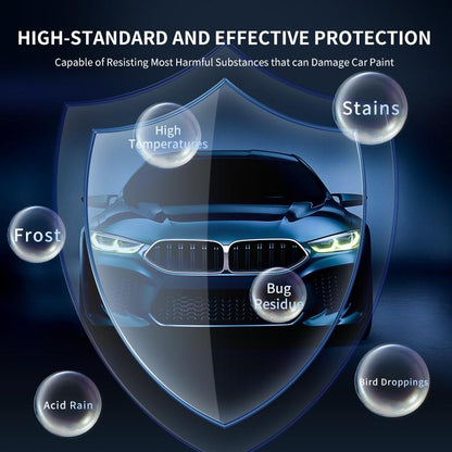 Advanced Silica Car Coating Spray - Safe for All Paints & Ceramic Coatings, Hydrophobic & Streak-Free