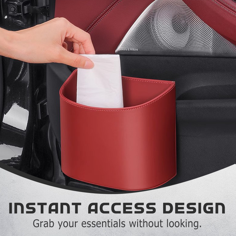 🚗🧺 50% OFF! Leather Car Door Cup Holder – Wide‑mouth opening, easy reach for drinks & phone