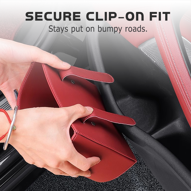 🚗🧺 50% OFF! Leather Car Door Cup Holder – Wide‑mouth opening, easy reach for drinks & phone