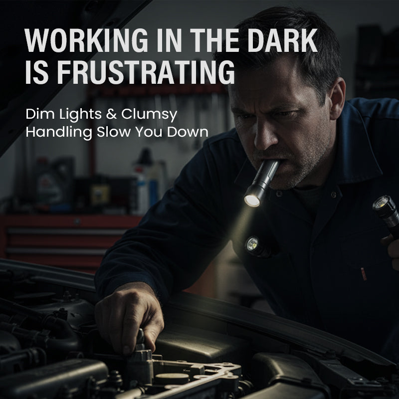 🔥Practical Gifts for Father's Day Limited-time offer-Magnetic & Rechargeable LED Work Light