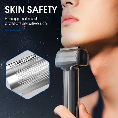 🪒46% OFF NOW! Men's Rechargeable Foil Electric Shaver – Efficient Close Shaving, Cordless Portable Wet & Dry Beard Razor for Daily Grooming