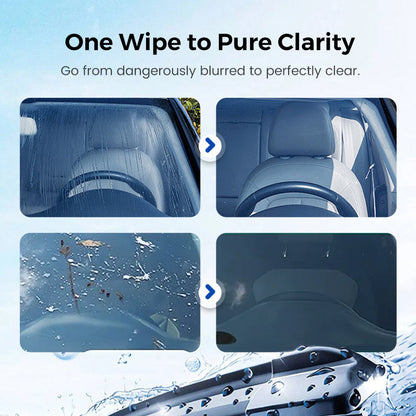 🔥Limited-time half-price offer – Auto Glass Oil Film Remover for Crystal Clear Windows
