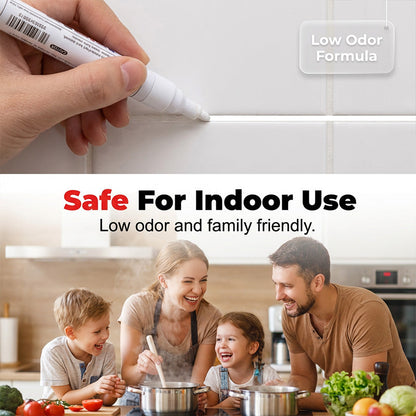 ✨One Marker, Endless Uses – Waterproof, Fade-Proof Paint Pen for Tires, Shoes, Cups & Tile Grout✨