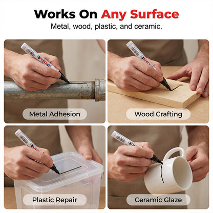 ✨One Marker, Endless Uses – Waterproof, Fade-Proof Paint Pen for Tires, Shoes, Cups & Tile Grout✨