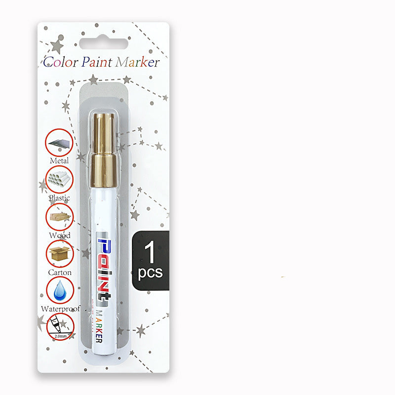 ✨One Marker, Endless Uses – Waterproof, Fade-Proof Paint Pen for Tires, Shoes, Cups & Tile Grout✨
