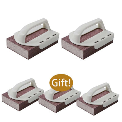 🧽🔥2026 HOT SALE🍳Emery Sponge Scrubber – Removes burnt grease & rust instantly. Flexible & durable, ergonomic handle. A heavy-duty cleaning essential. 🍳✨