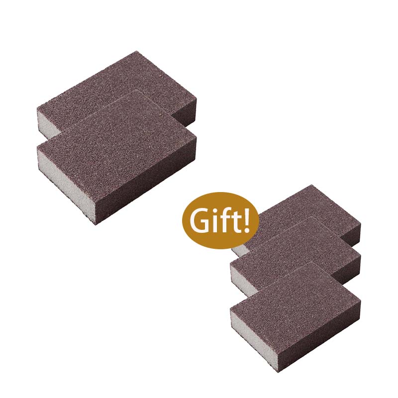 🧽🔥2026 HOT SALE🍳Emery Sponge Scrubber – Removes burnt grease & rust instantly. Flexible & durable, ergonomic handle. A heavy-duty cleaning essential. 🍳✨