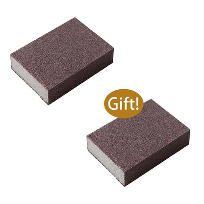 🧽🔥2026 HOT SALE🍳Emery Sponge Scrubber – Removes burnt grease & rust instantly. Flexible & durable, ergonomic handle. A heavy-duty cleaning essential. 🍳✨