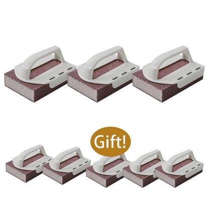 🧽🔥2026 HOT SALE🍳Emery Sponge Scrubber – Removes burnt grease & rust instantly. Flexible & durable, ergonomic handle. A heavy-duty cleaning essential. 🍳✨