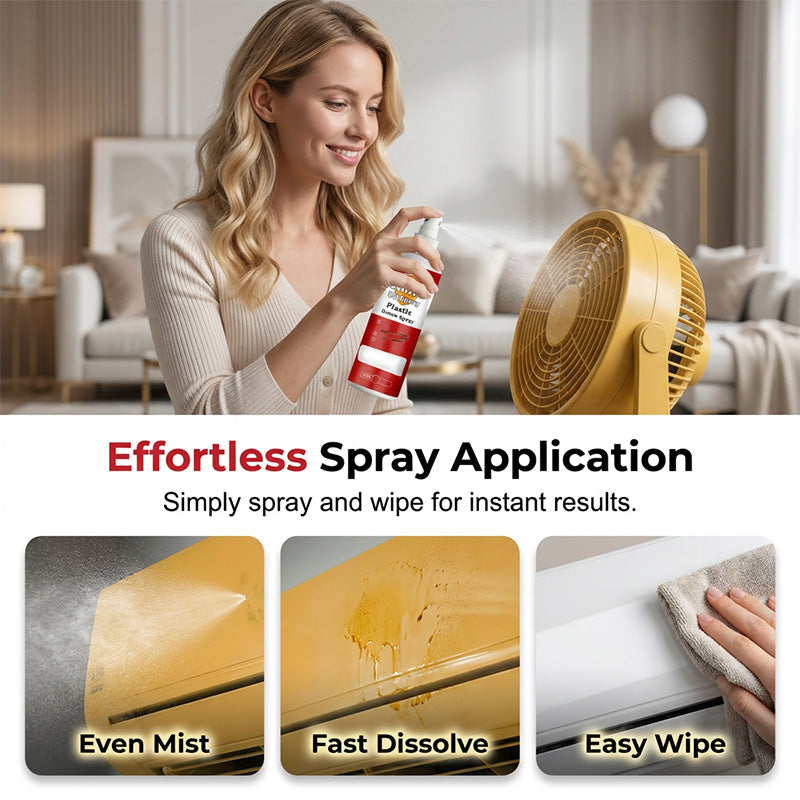 ✨ Turbo Whitening Plastic Restorer - Instant Yellow-Off Spray Cleaner