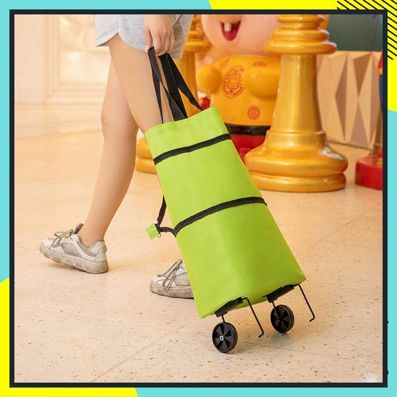 🛍️2-in-1 Foldable Shopping Cart✨