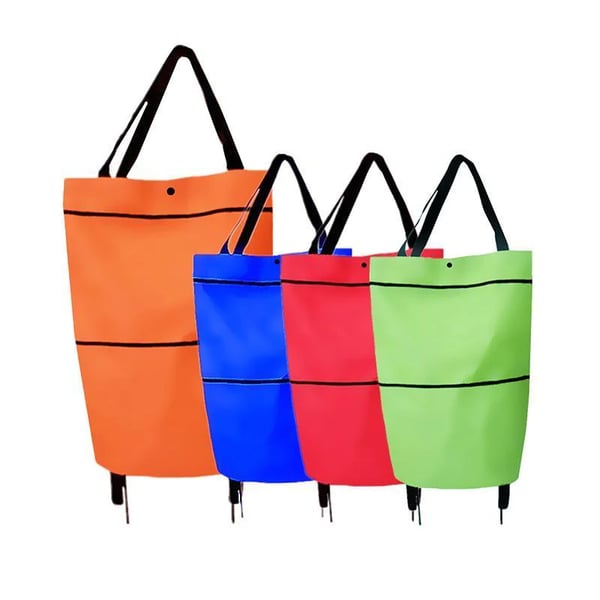 🛍️2-in-1 Foldable Shopping Cart✨