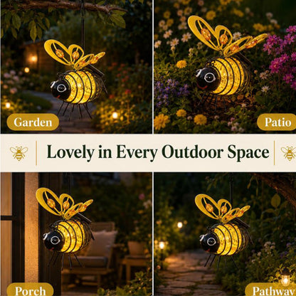 🔥 LIMITED-TIME 50% OFF! 🐝✨Hanging Solar Bee Light – Warm Amber Glow, Flicker-Free, Perfect for Garden Parties, Camping, or Kids’ Rooms – Spread Joy Day and Night 🌞🌜