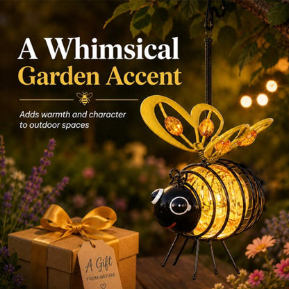 🔥 LIMITED-TIME 50% OFF! 🐝✨Hanging Solar Bee Light – Warm Amber Glow, Flicker-Free, Perfect for Garden Parties, Camping, or Kids’ Rooms – Spread Joy Day and Night 🌞🌜