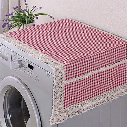 💖LAST DAY SALE!!💖✨Decorative Cotton Linen Refrigerator Top Cover with Storage Pockets