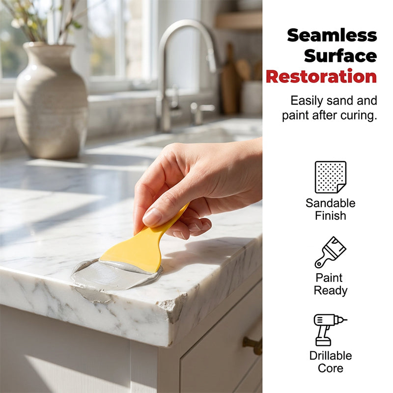 🏭Factory direct 44% off！🛠️All-purpose repair！🔥AB Epoxy Putty Stone Model Repair Clay