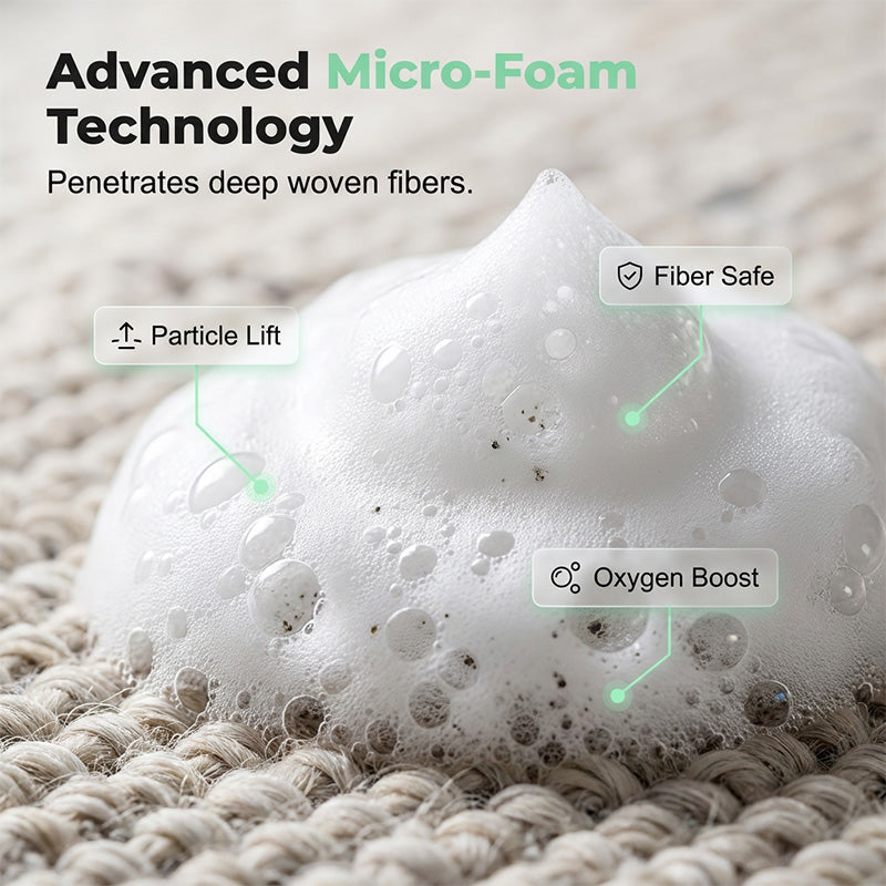💥Hot Sale 50% off❤️Waterless Carpet Foam Stain Remover with Towel