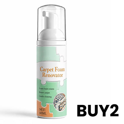 💥Hot Sale 50% off❤️Waterless Carpet Foam Stain Remover with Towel