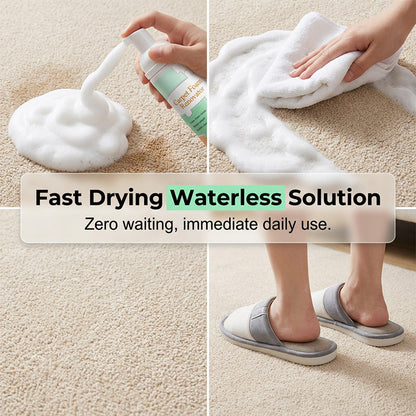 💥Hot Sale 50% off❤️Waterless Carpet Foam Stain Remover with Towel