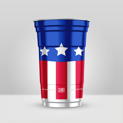 Top Cup America 250th Cup（Vasos de aluminio reutilizables Party Cups）
