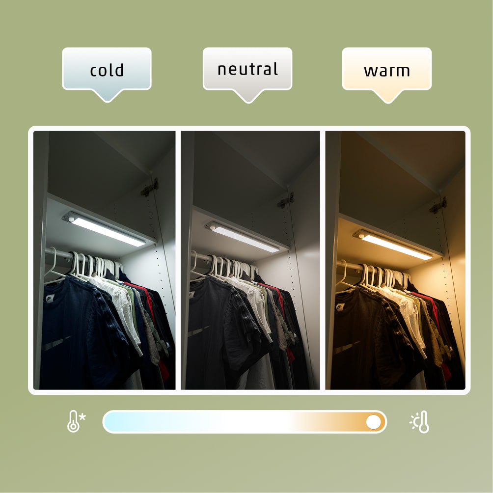 🏠HOT SELLER — Wireless Magnetic Motion Sensor Light Bar For Closets, Stairs & Hallways