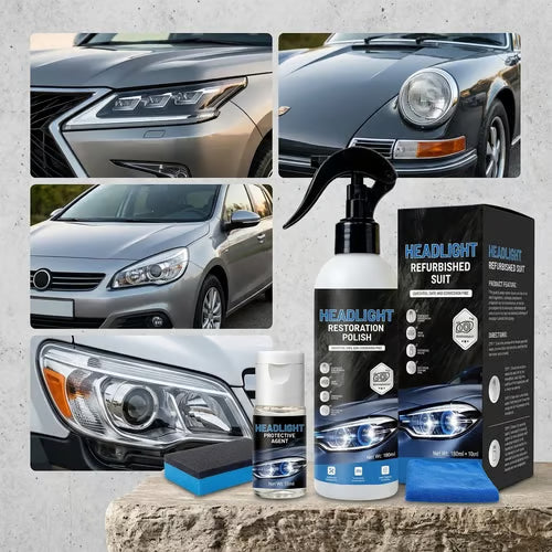 🔥 Flash Sale: Car lamp cleaner-Restore Your Foggy Headlights in 30 Seconds!