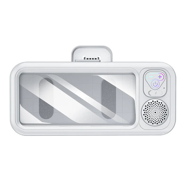 🎶Waterproof Shower Phone Holder with Bluetooth Speaker | ✨360° Rotating Case